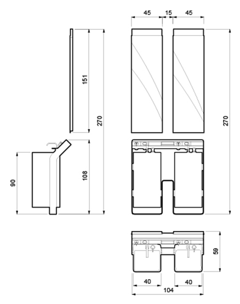 006 | modular bathroom furniture * Design = OfficineMultiplo